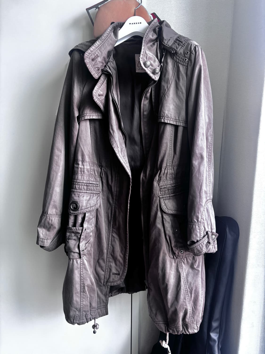 CorCaRoli 애쉬브라운 퍼 야상자켓 상품이미지4