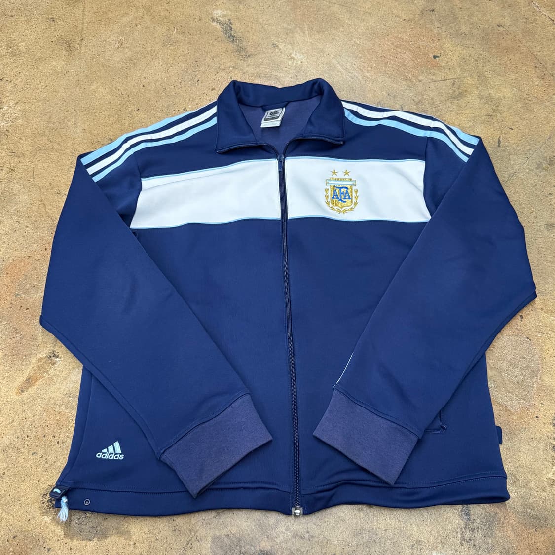 아디다스 아르헨티나 네이비 하늘 져지 트랙탑 100 상품이미지2