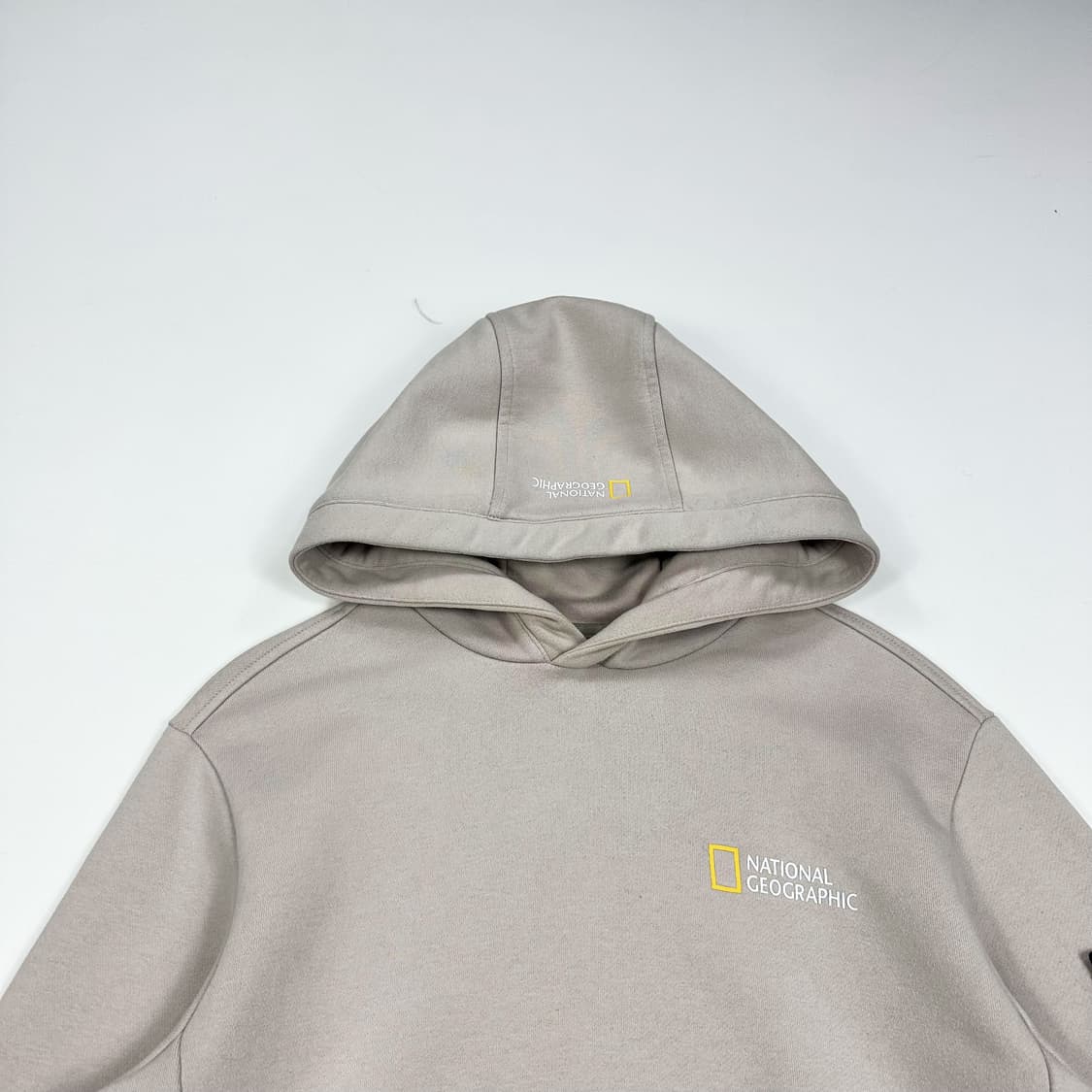 내셔널지오그래픽 와펜 아이보리 후드티 (M) 상품이미지1