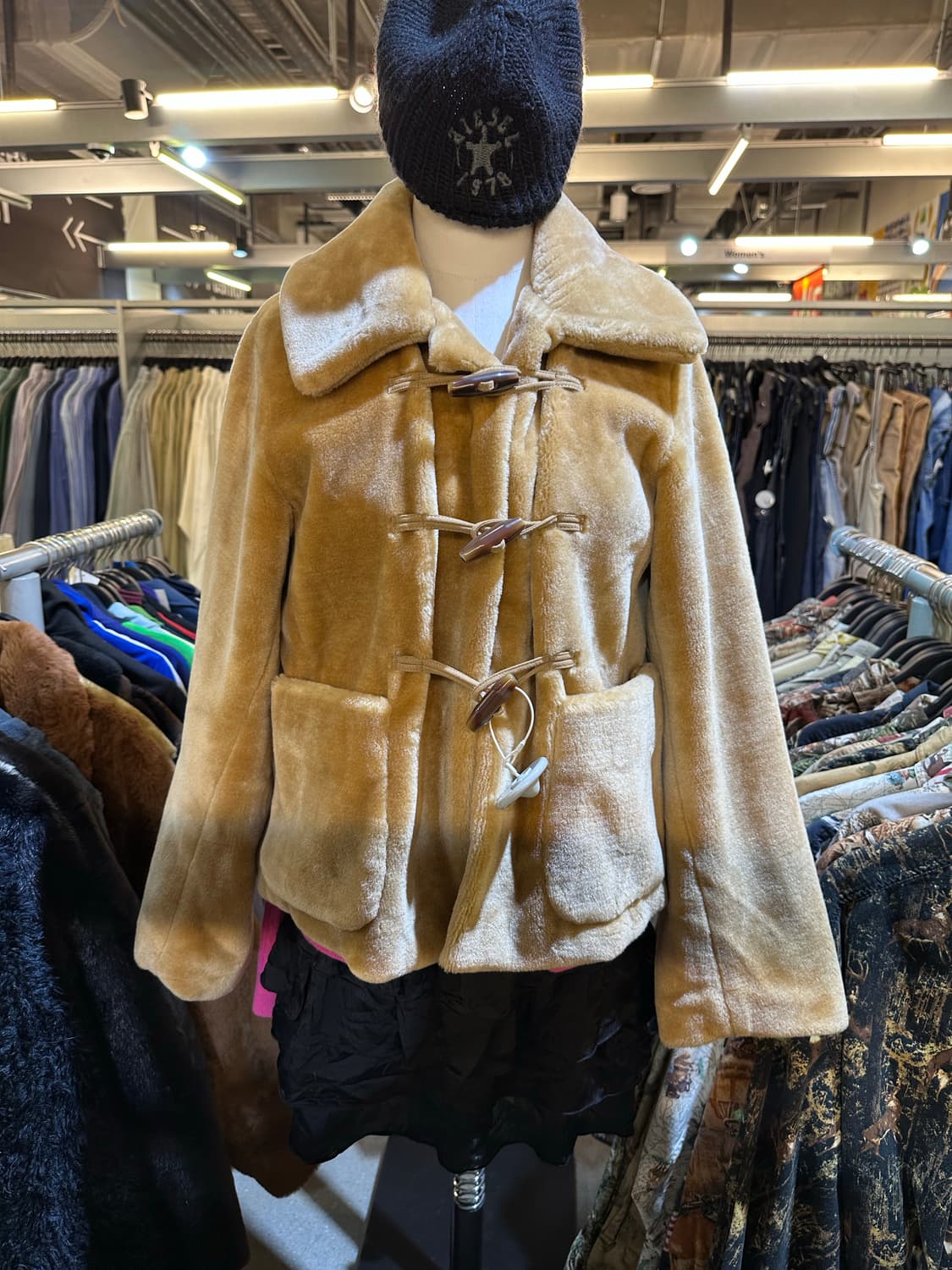 VINTAGE 빈티지 베이지 떡볶이코트💯 상품이미지2