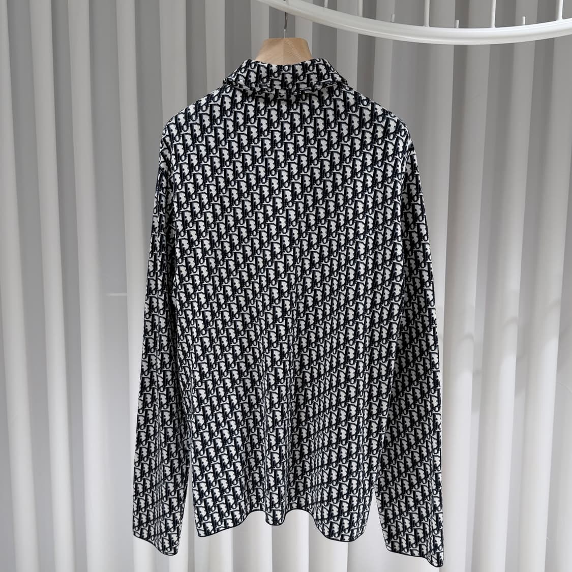 XXL / 디올 오블리크 블랙 니트셔츠 상품이미지4