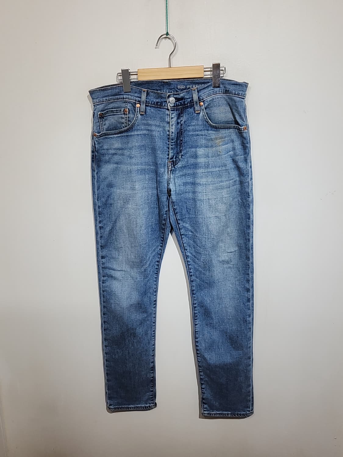 (33) 리바이스 502 청바지 연청 스판 데님팬츠 145주년판  상품이미지1