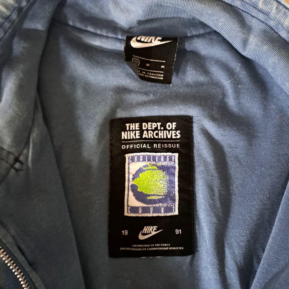 (택포) 나이키 빈티지 리이슈 데미지워싱 집업 M B201 상품이미지7