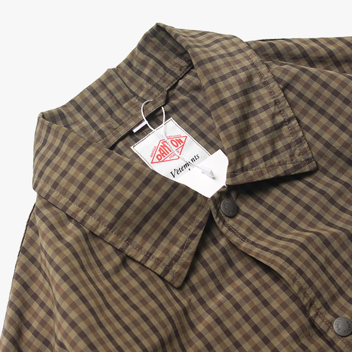 DANTON "Brown Check Jacket" 상품이미지6