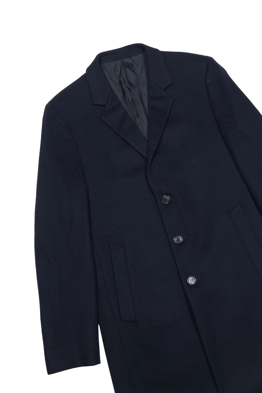 솔리드 옴므 × 콜롬보 울-캐시미어 싱글 코트 상품이미지2