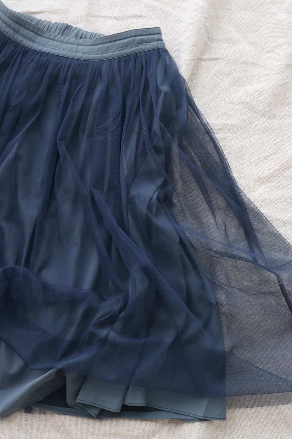 [Ray Beams] Navy Layered Tulle Skirt 상품이미지3