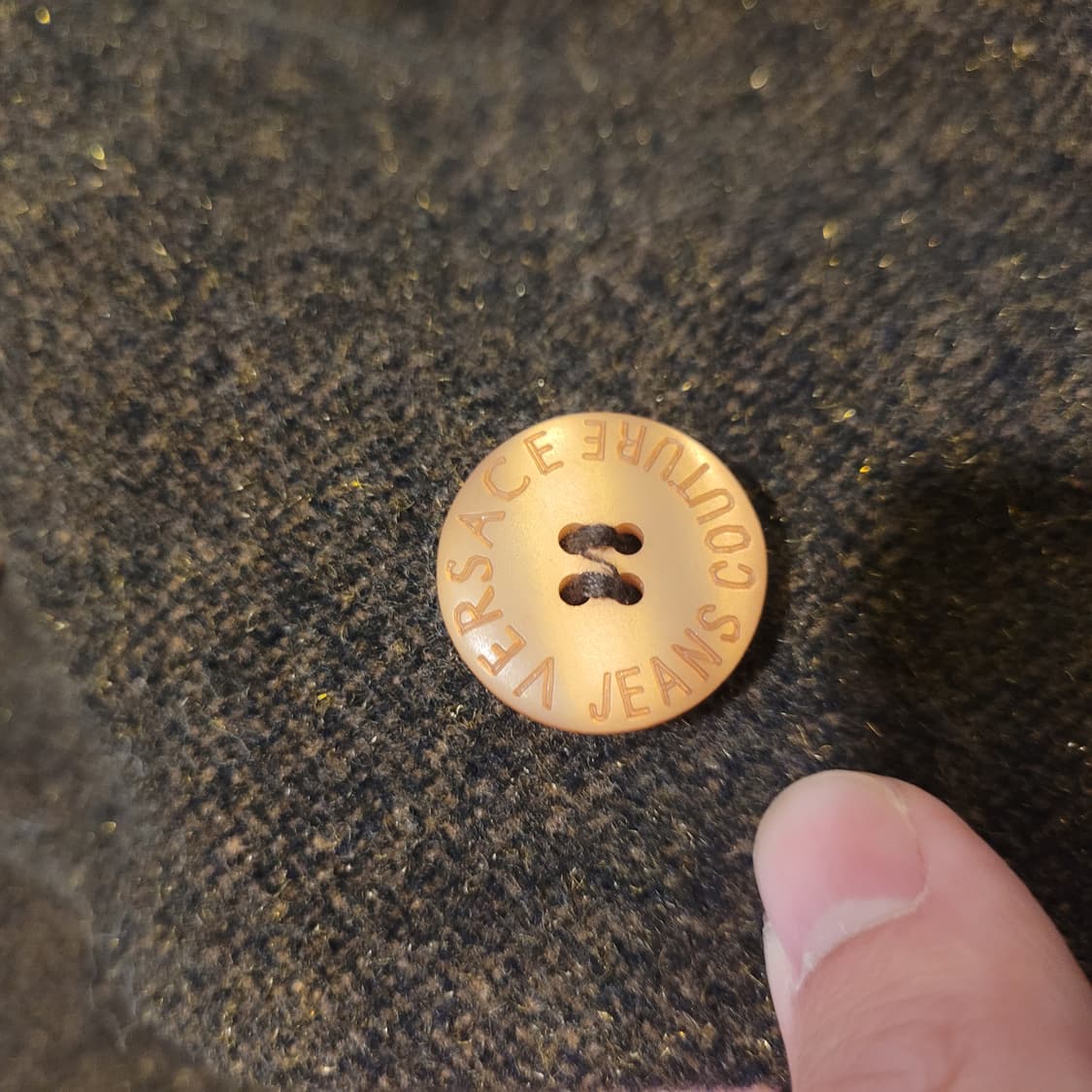 베르사체 진스 꾸뛰르 울 코트 M 상품이미지5