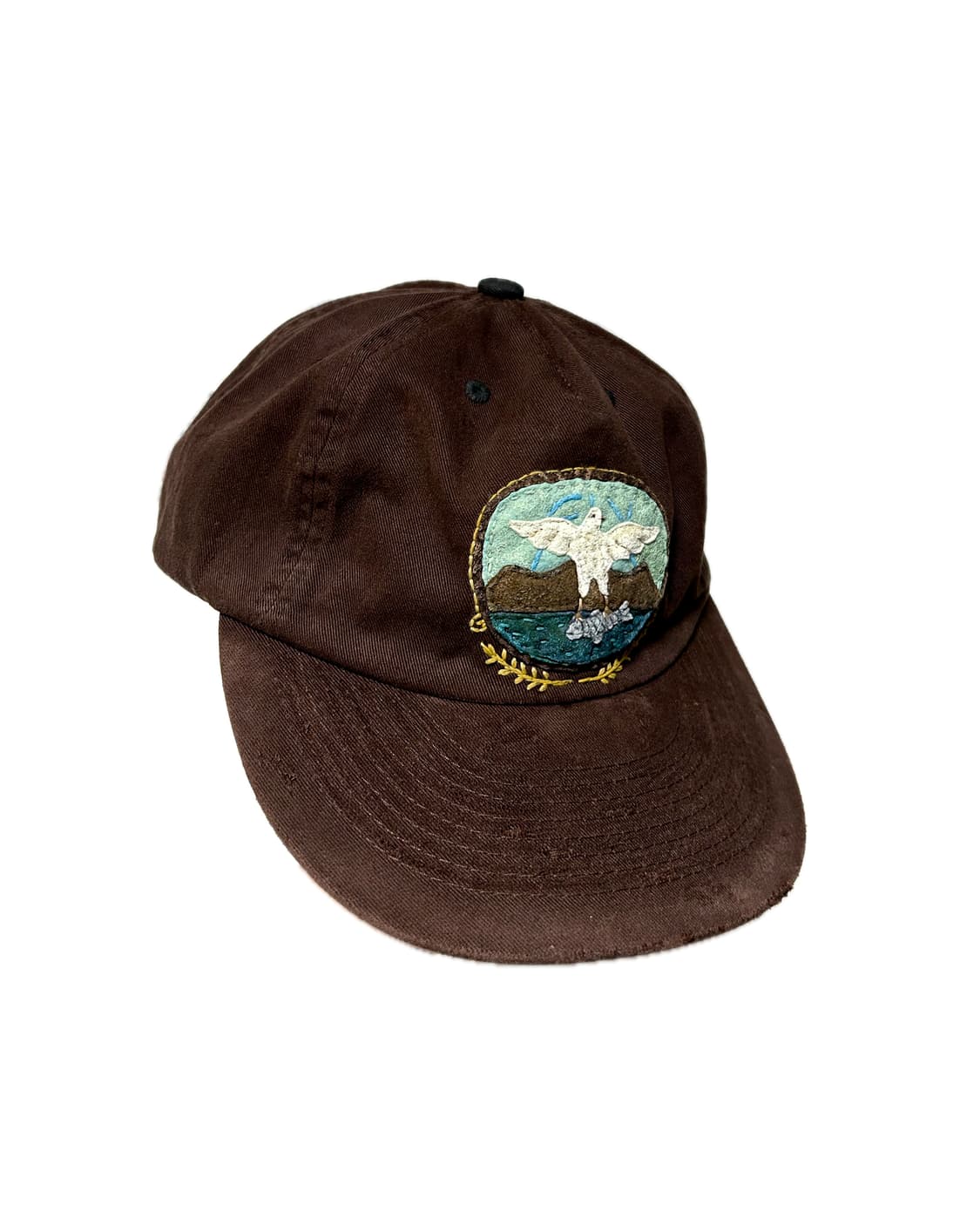 빈티지 5패널 캡 볼캡 모자 커스텀 핸드메이드 패치 제작 상품이미지3