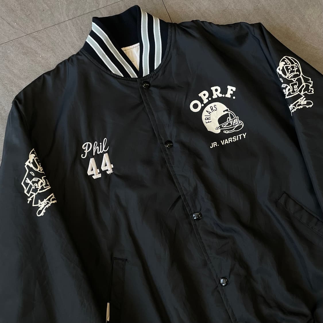 Oprf 블랙 나일론 스타디움 나일론 자켓 상품이미지3