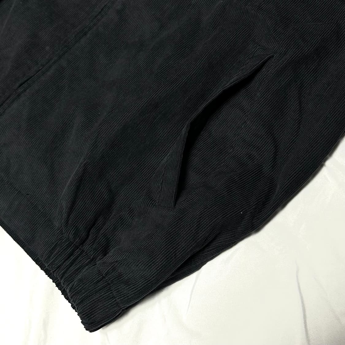 (L) 나이키 NSW 클럽 코듀로이 해링턴 자켓 블랙 새제품 상품이미지4