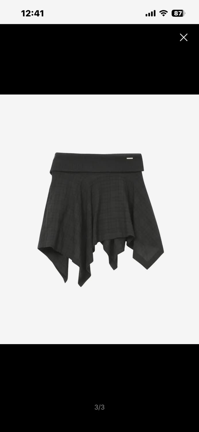 미세키서울 언발란스 미니스커트 상품이미지2