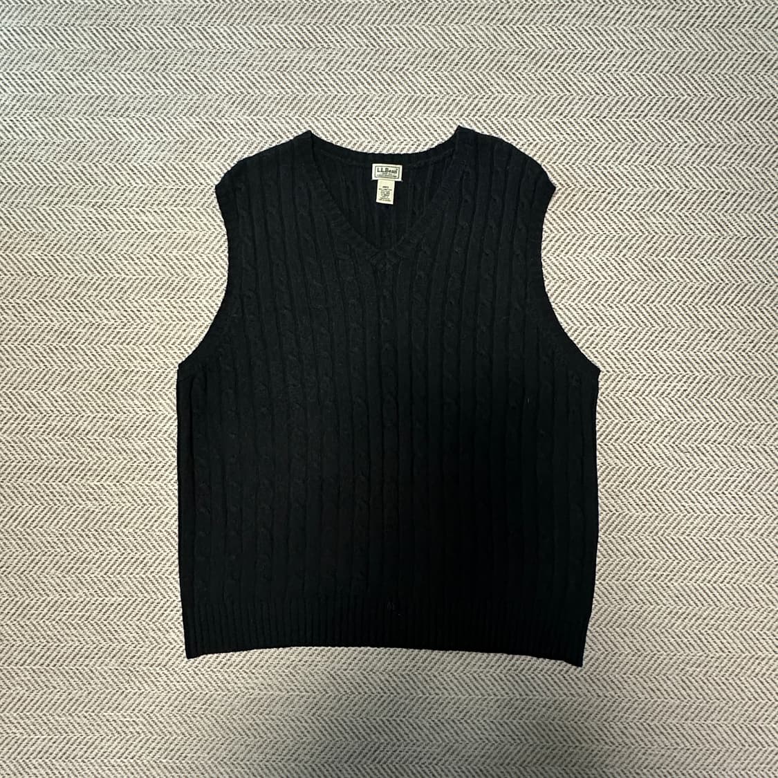 L. L. BEAN wool knit vest 상품이미지1