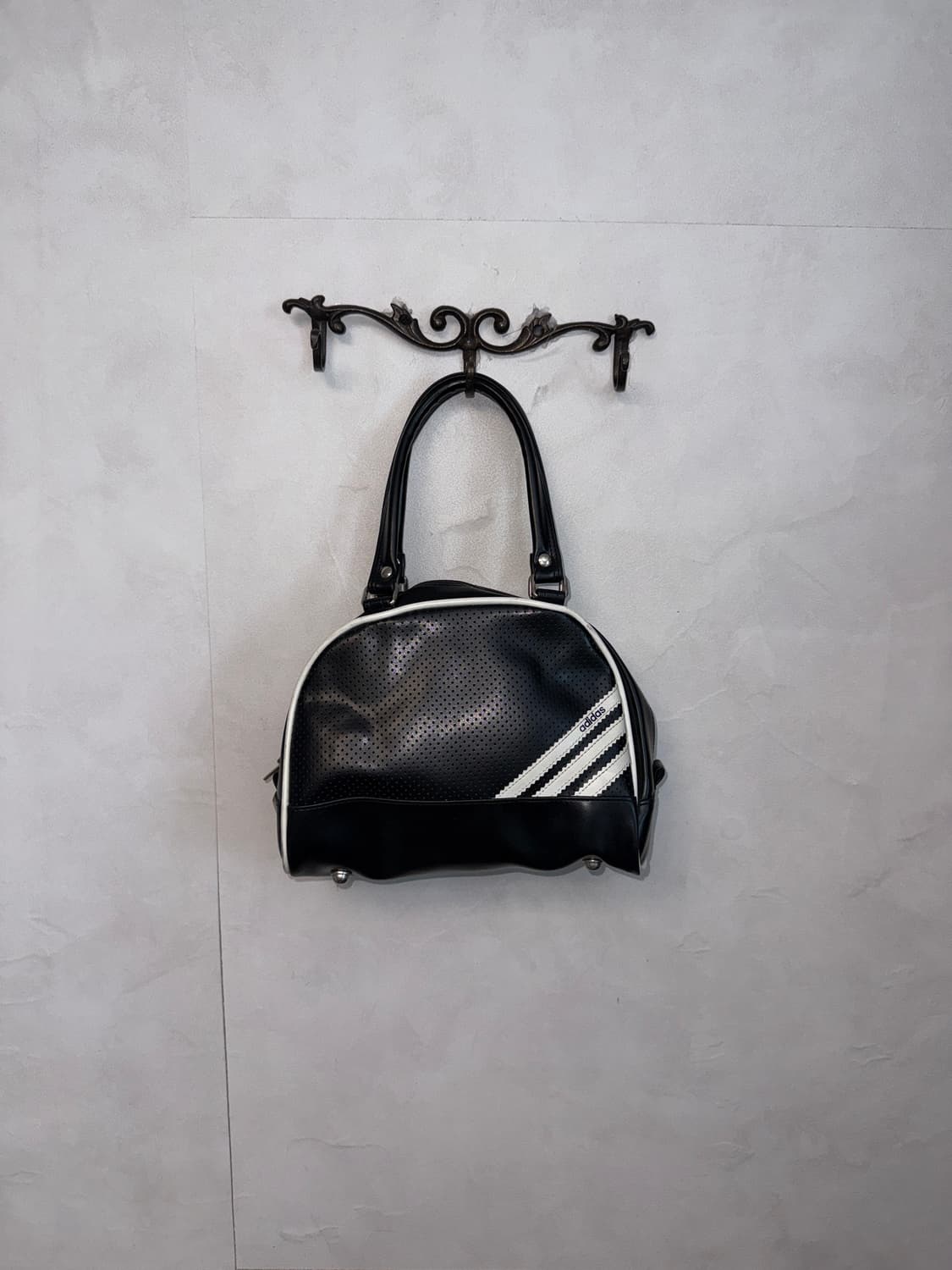 Adidas black leather mini bowling bag 상품이미지1