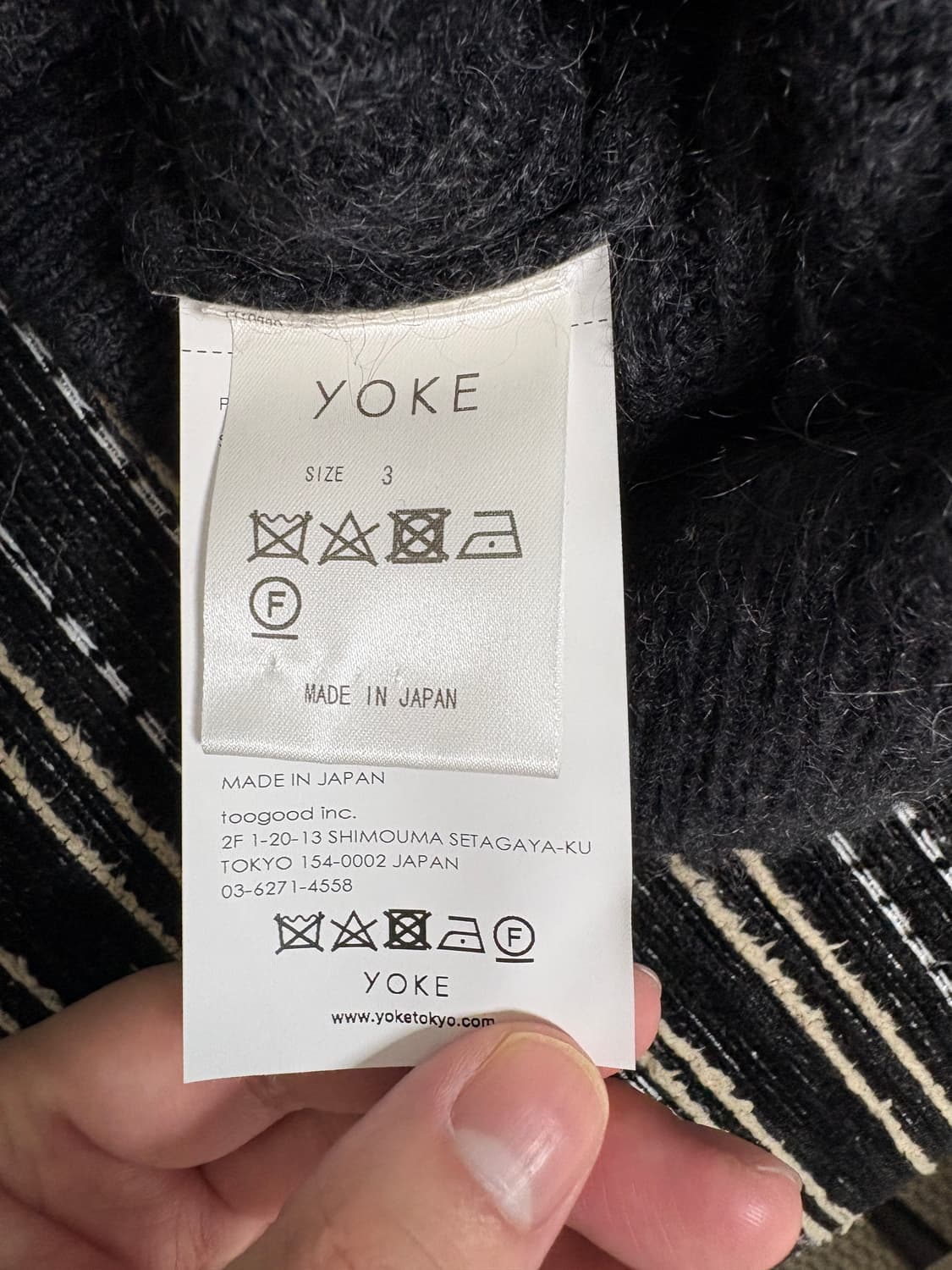 Yoke plating 니트 상품이미지6