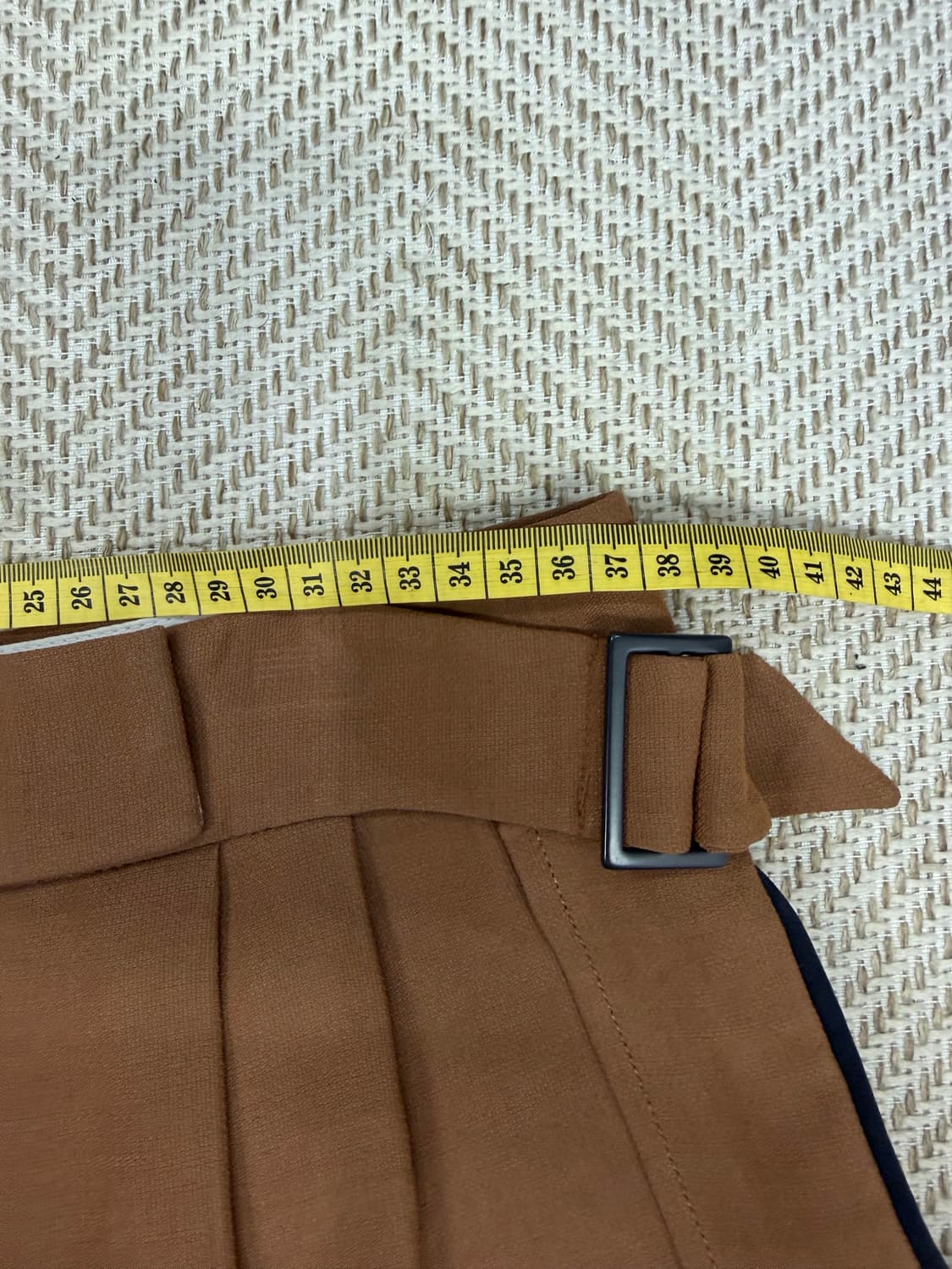 정품) 타임 한섬 브라운 숏팬츠 반바지 67(28) 상품이미지8