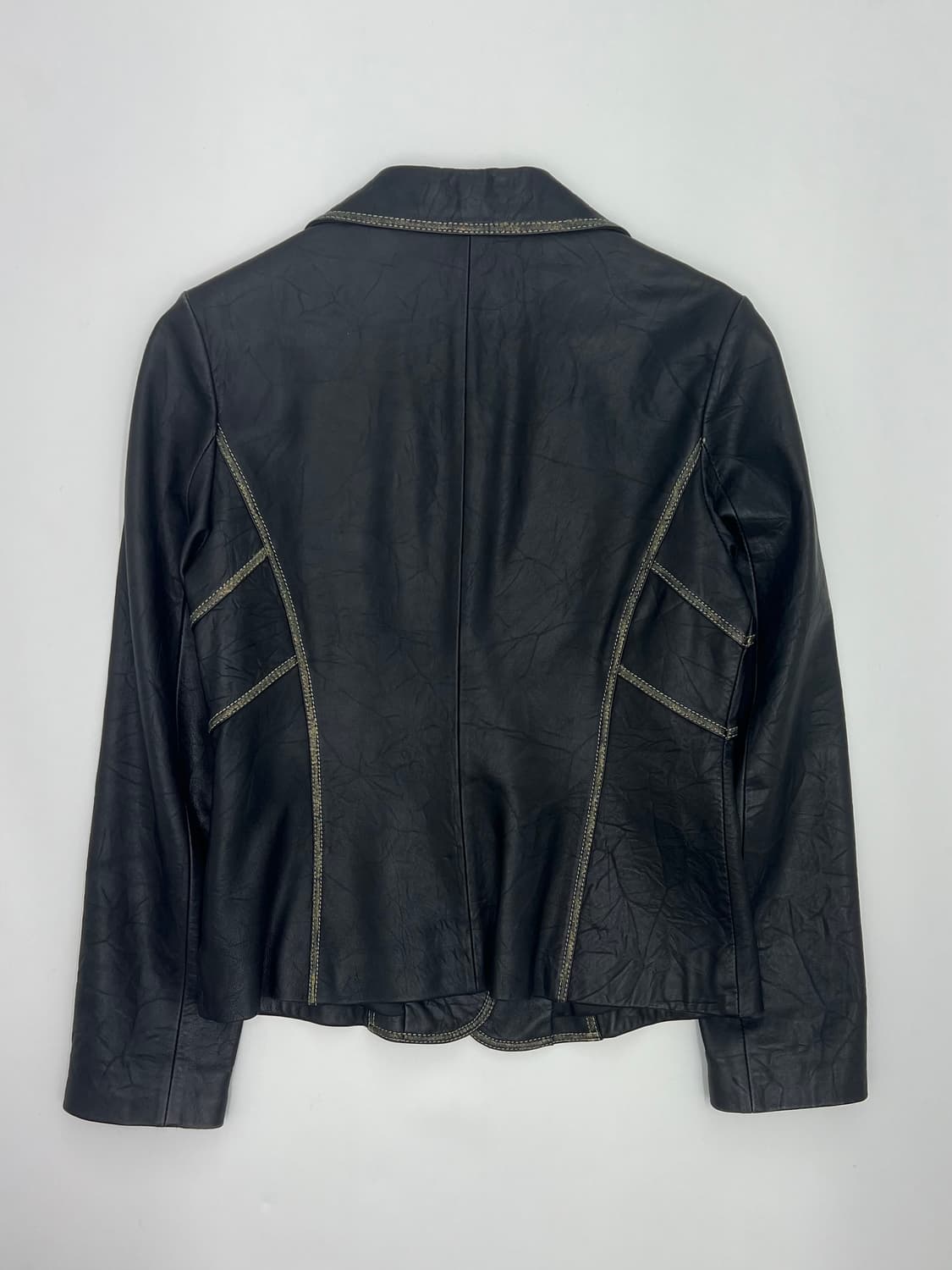 빈티지 우먼 양 가죽자켓 상품이미지3