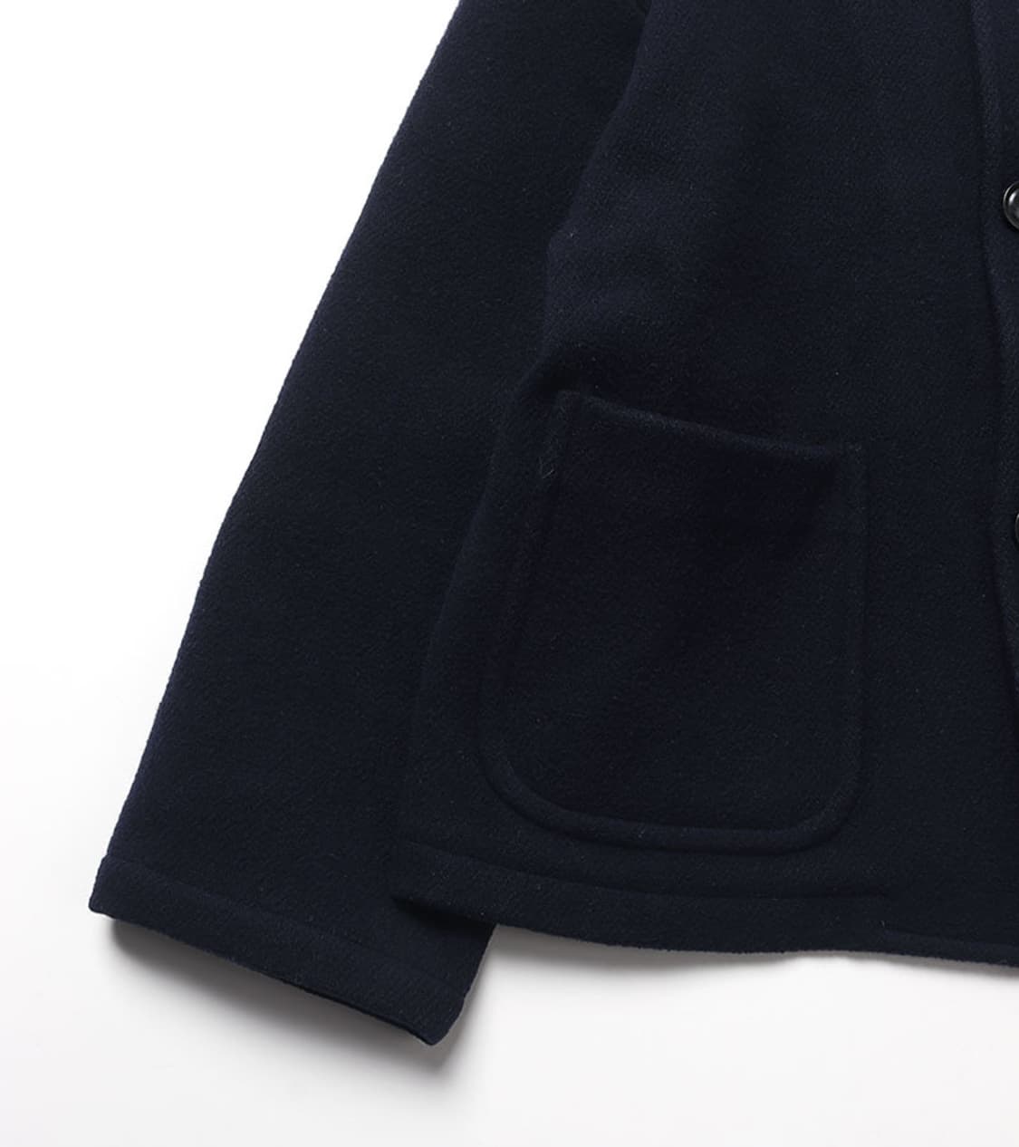 DANTON - LIGHT PILE NON COLLAR JACKET 상품이미지5