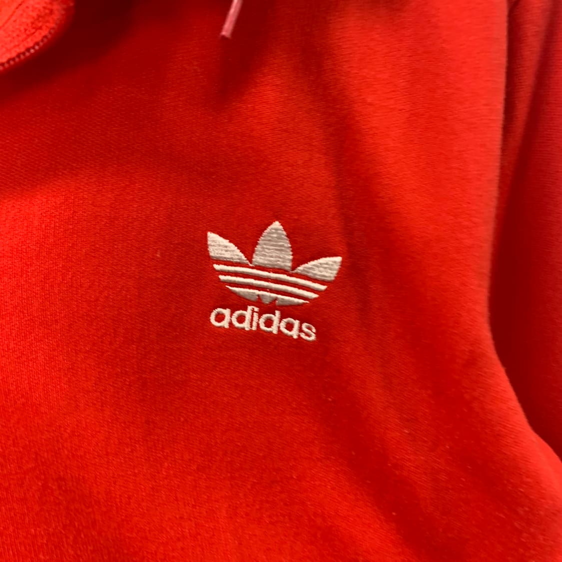 아디다스 파이어버드 레드 후드집업 상품이미지5