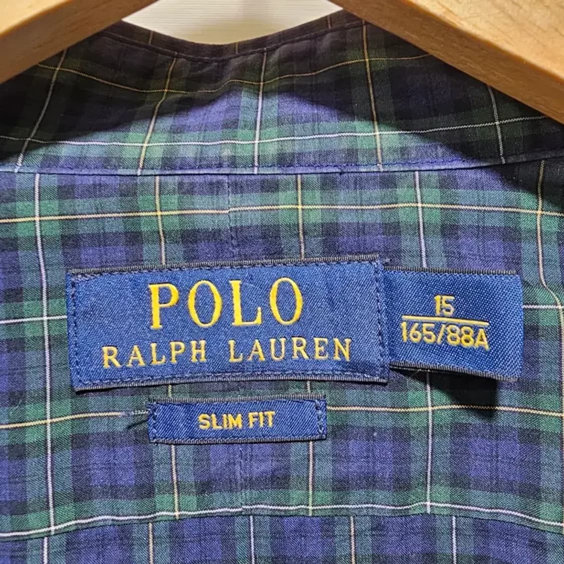 폴로 랄프로렌 남성 슬림핏 체크 셔츠 90 상품이미지9