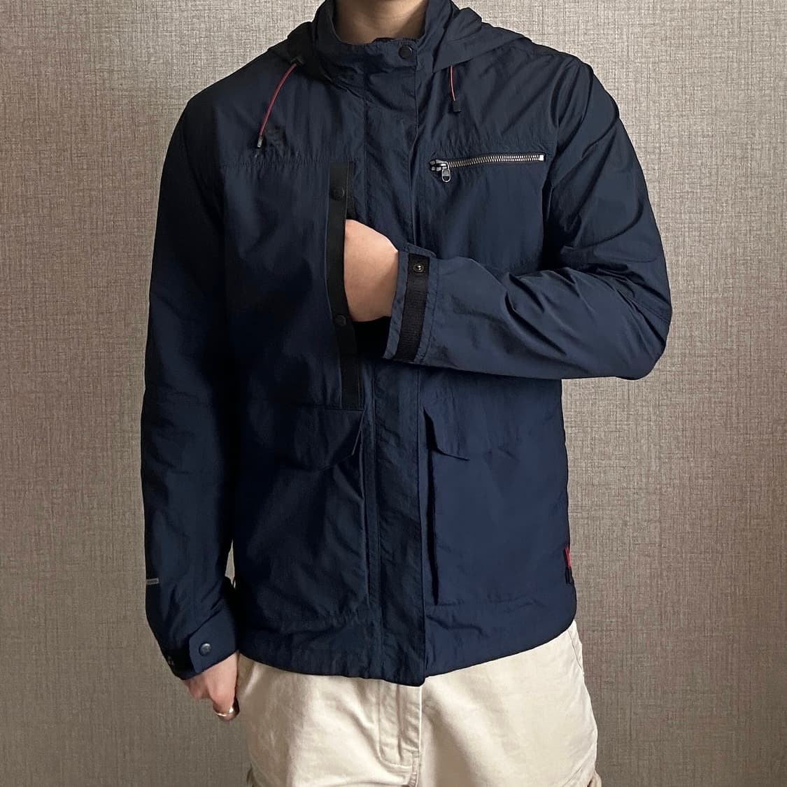 SALOMON 살로몬 네이비 노벨 바람막이 자켓 상품이미지2