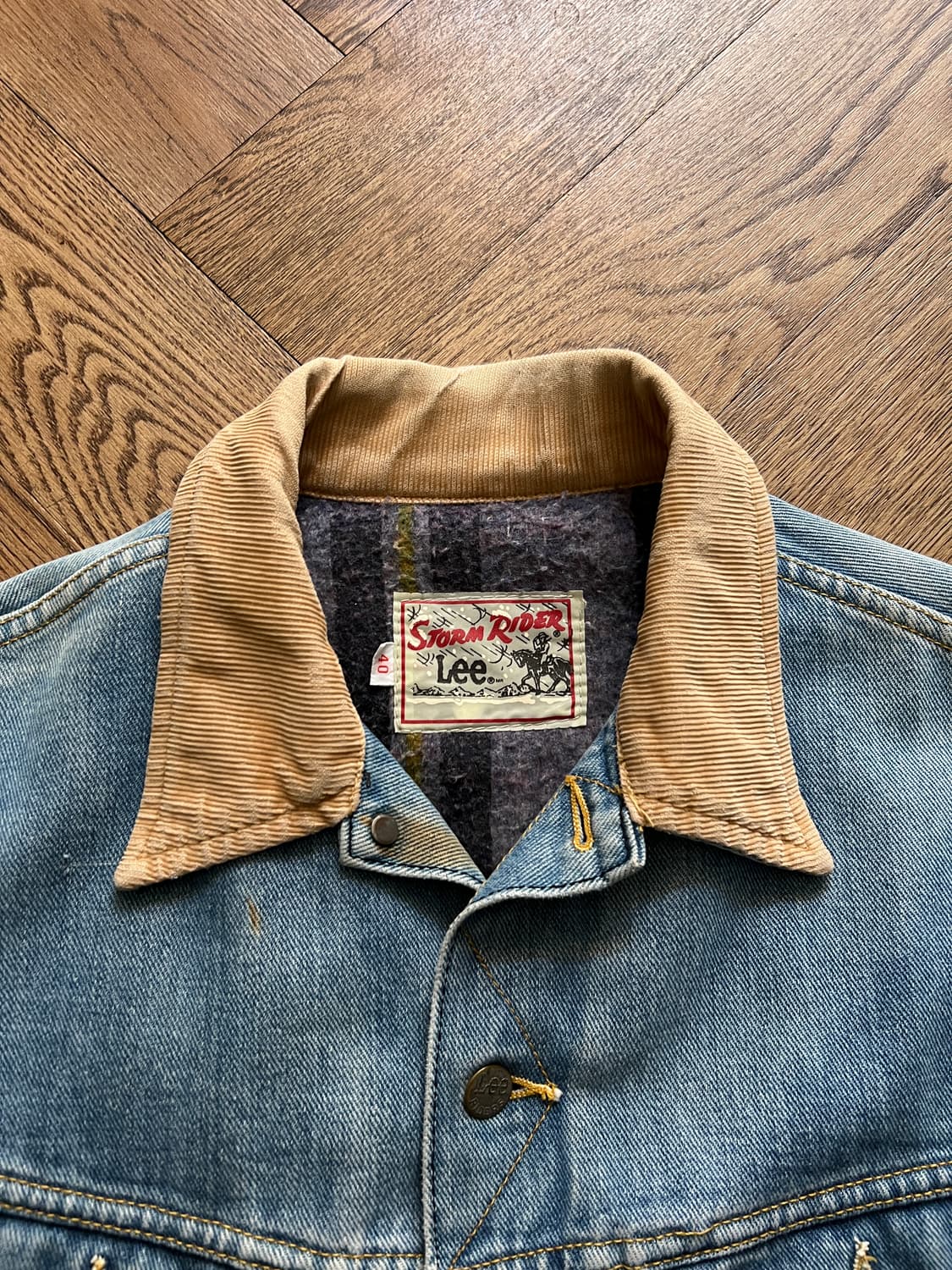 [M]Lee 스톰라이더 블랭킷 데님 트러커 자켓 R6 상품이미지2