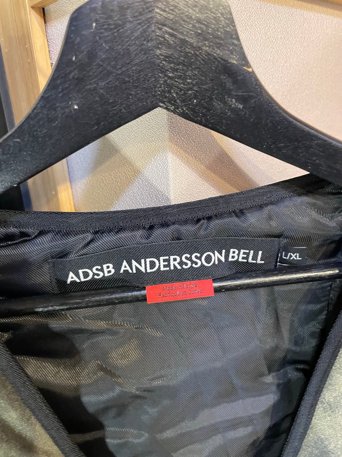 ADSB 앤더슨벨 마블 패딩 베스트 L/XL 상품이미지4