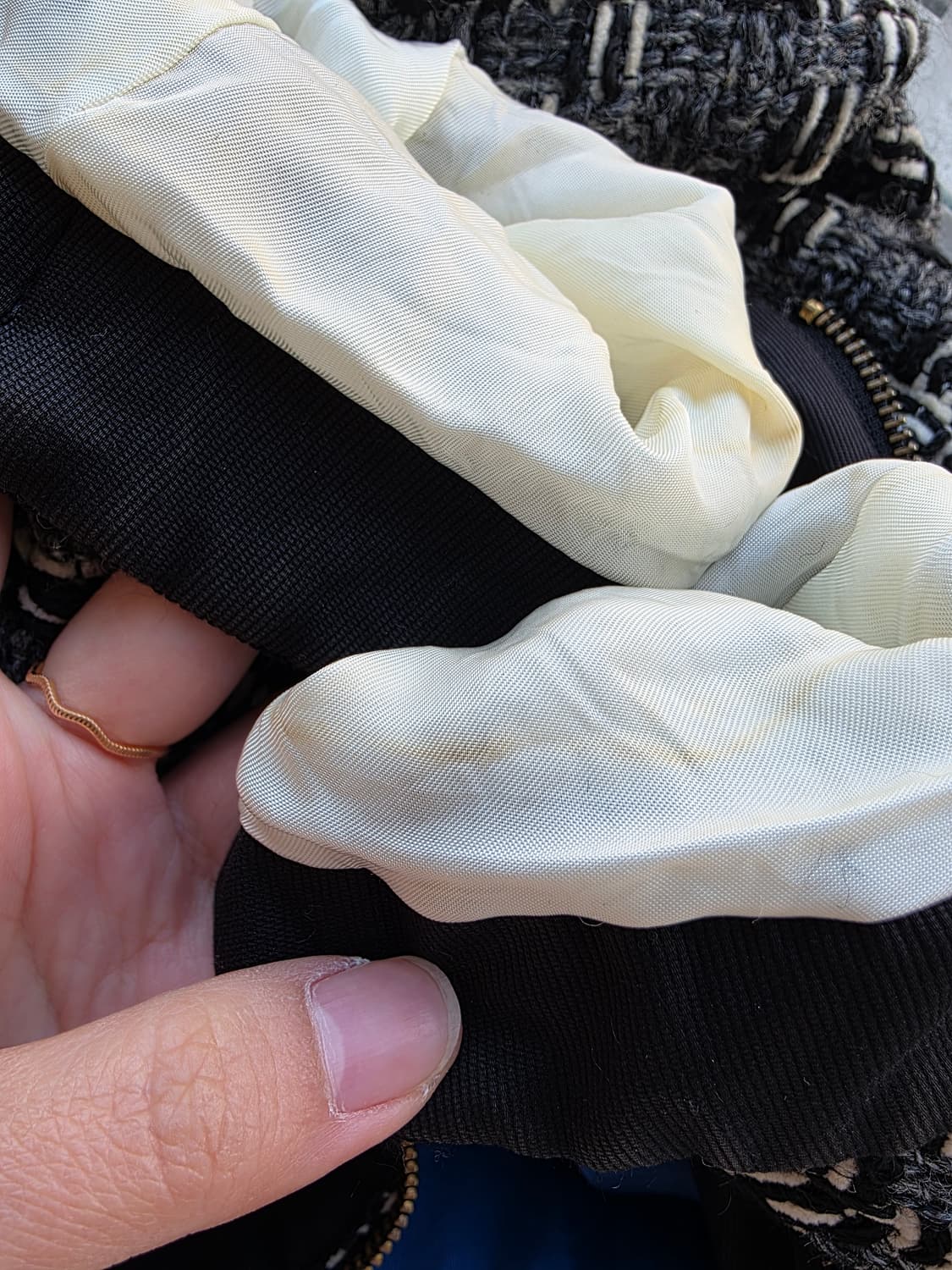 린톤 트위드 집업 자켓 상품이미지9