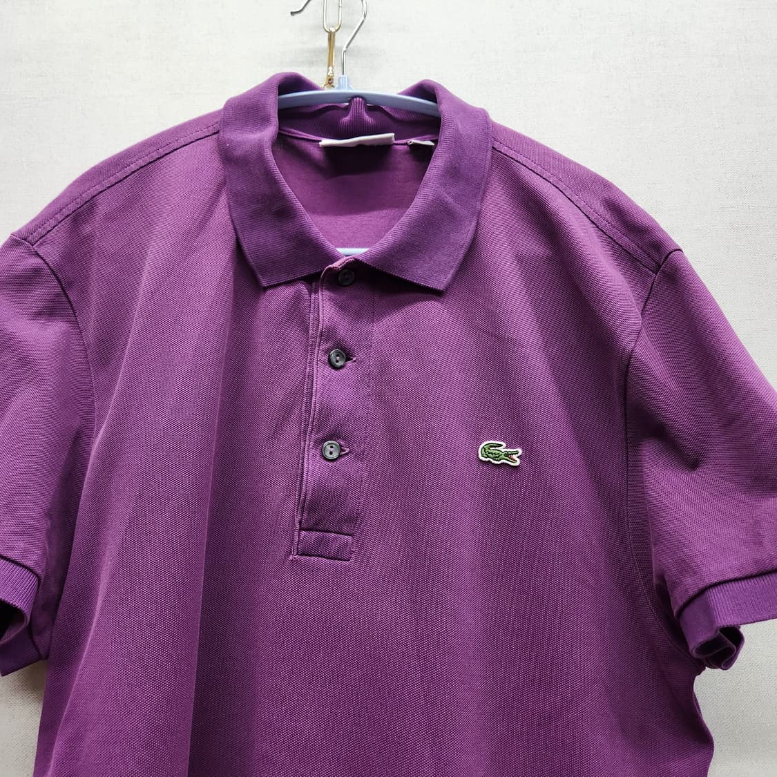 라코스테 로고 퍼플 반팔카라 6(L) 남여공용 상품이미지2