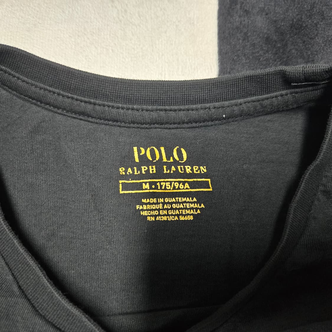 M 폴로랄프로렌 롱슬리브 긴팔티셔츠 블랙 상품이미지3