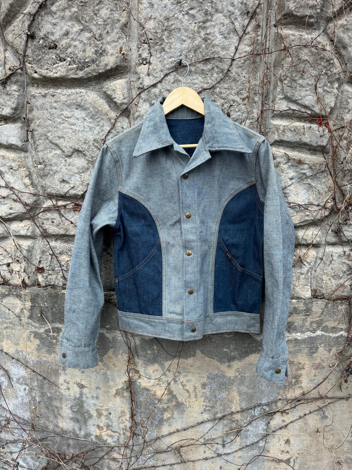 Rare!! 70s lee 리버시블 인디고 데님 자켓 데드스탁급 상품이미지2