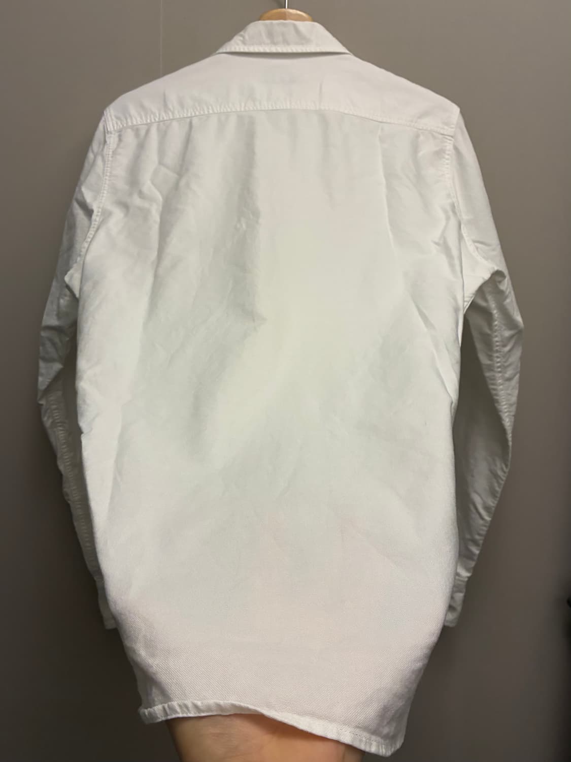 (L/100)이스트하버서플러스 3포켓 옥스포드 워크셔츠 화이트 상품이미지9