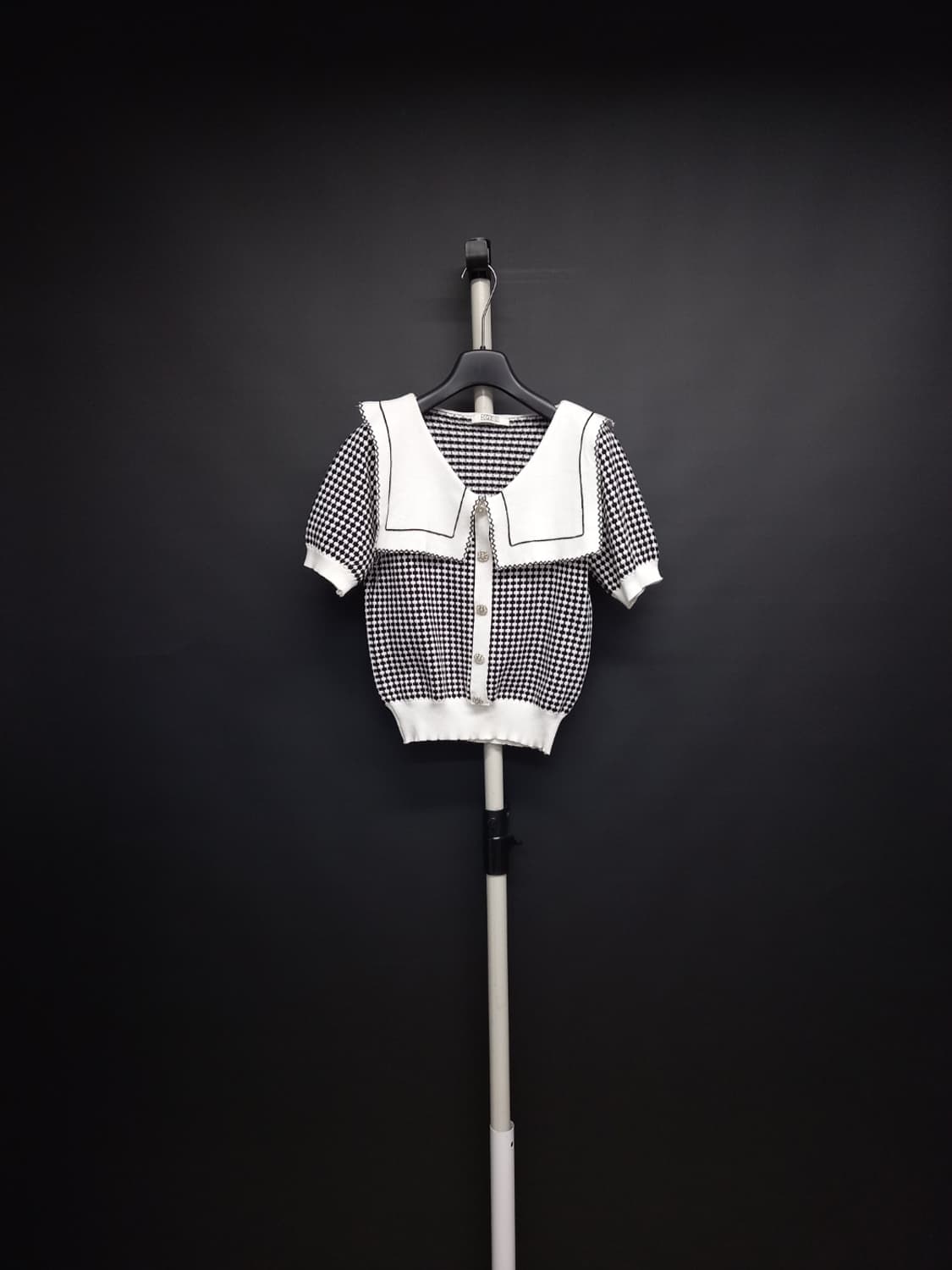 에고이스트 춘하 숏 니트블라우스 F 33-55 상품이미지1