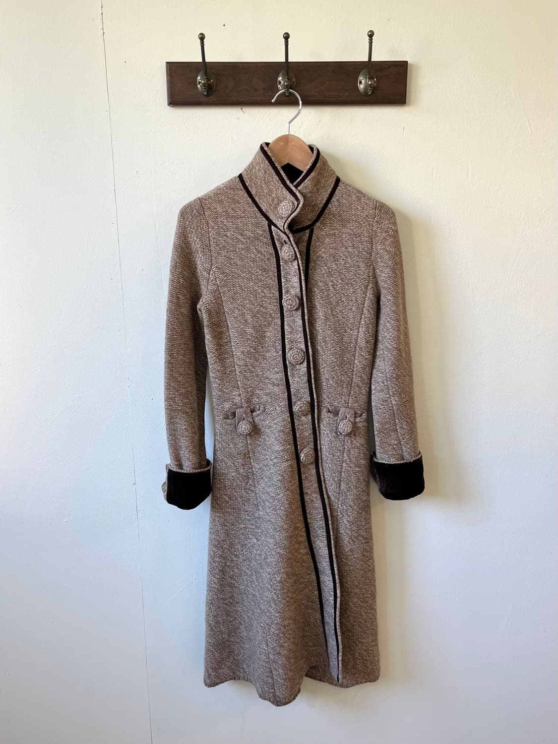 엠포리오 아르마니 앙고라 차이나 버튼업 코트 상품이미지1