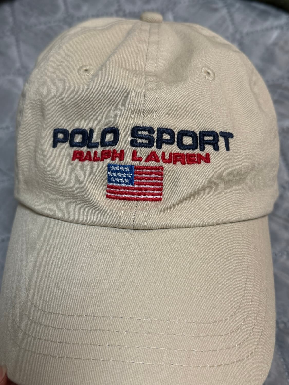 폴로 스포츠 베이지 볼캡 상품이미지2