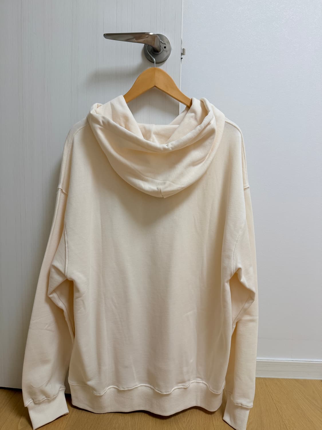 리(Lee) 베이지색(아이보리) 후드티 L사이즈 상품이미지2