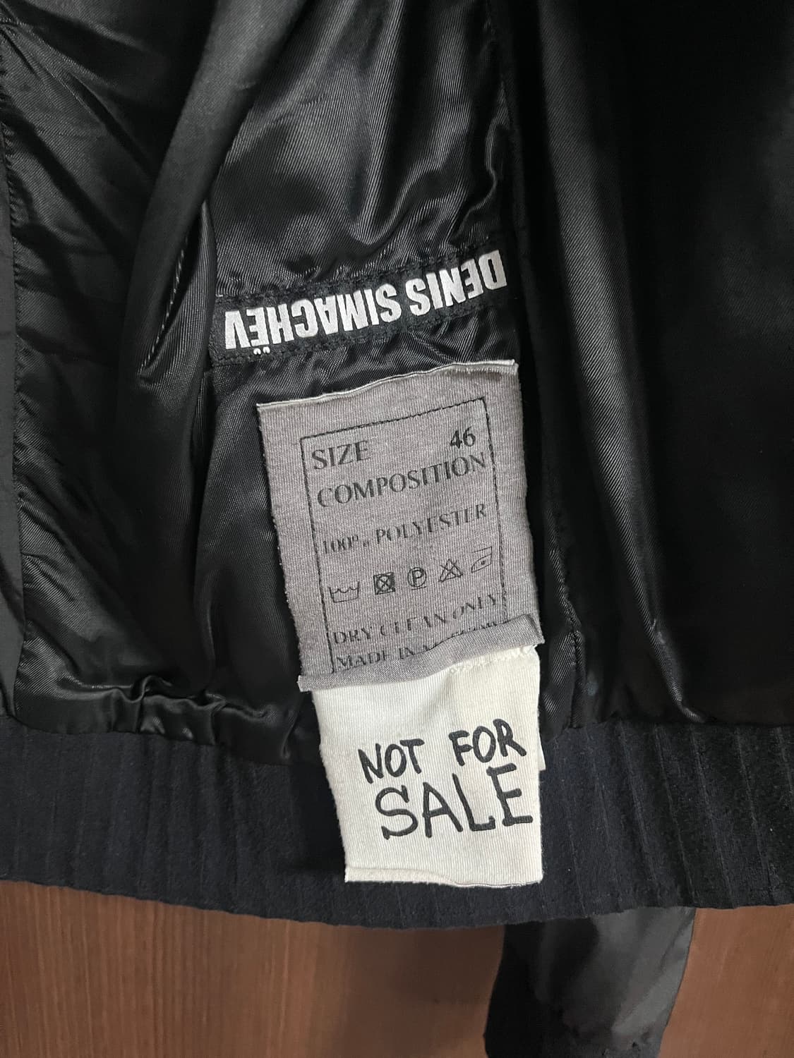 DENIS SIMACHEV Sample Jacket 상품이미지2