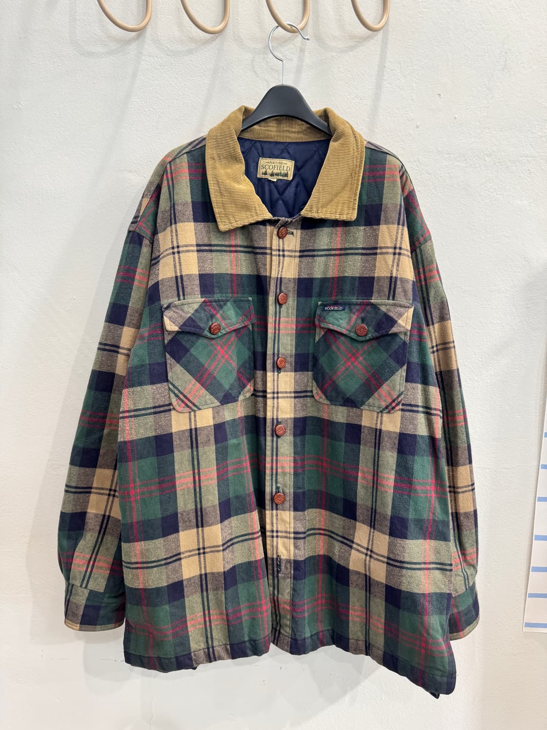 vintage 안감누비 셔츠점퍼 상품이미지1