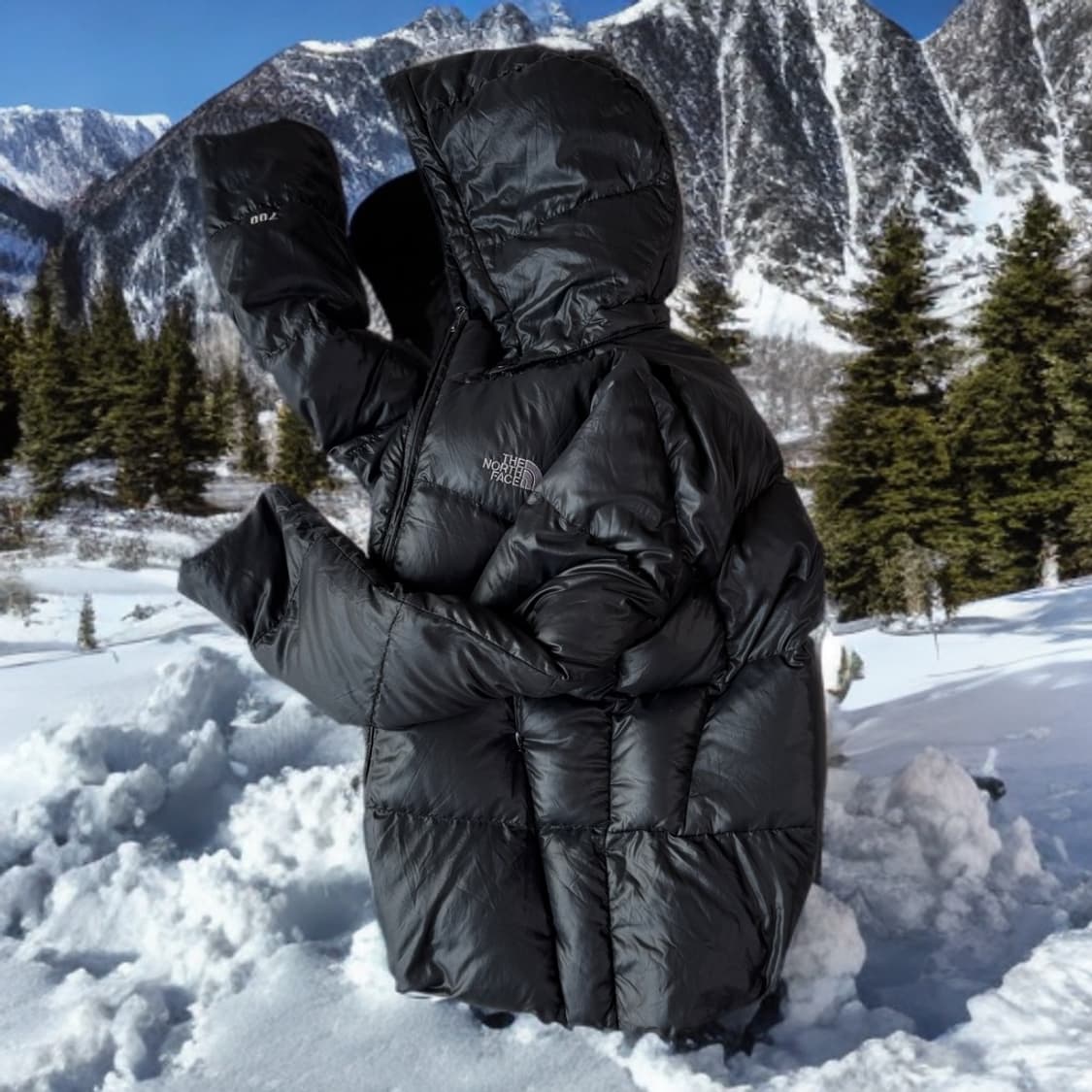 노스페이스 아콘카구아 후디 경량패딩 700필 상품이미지1