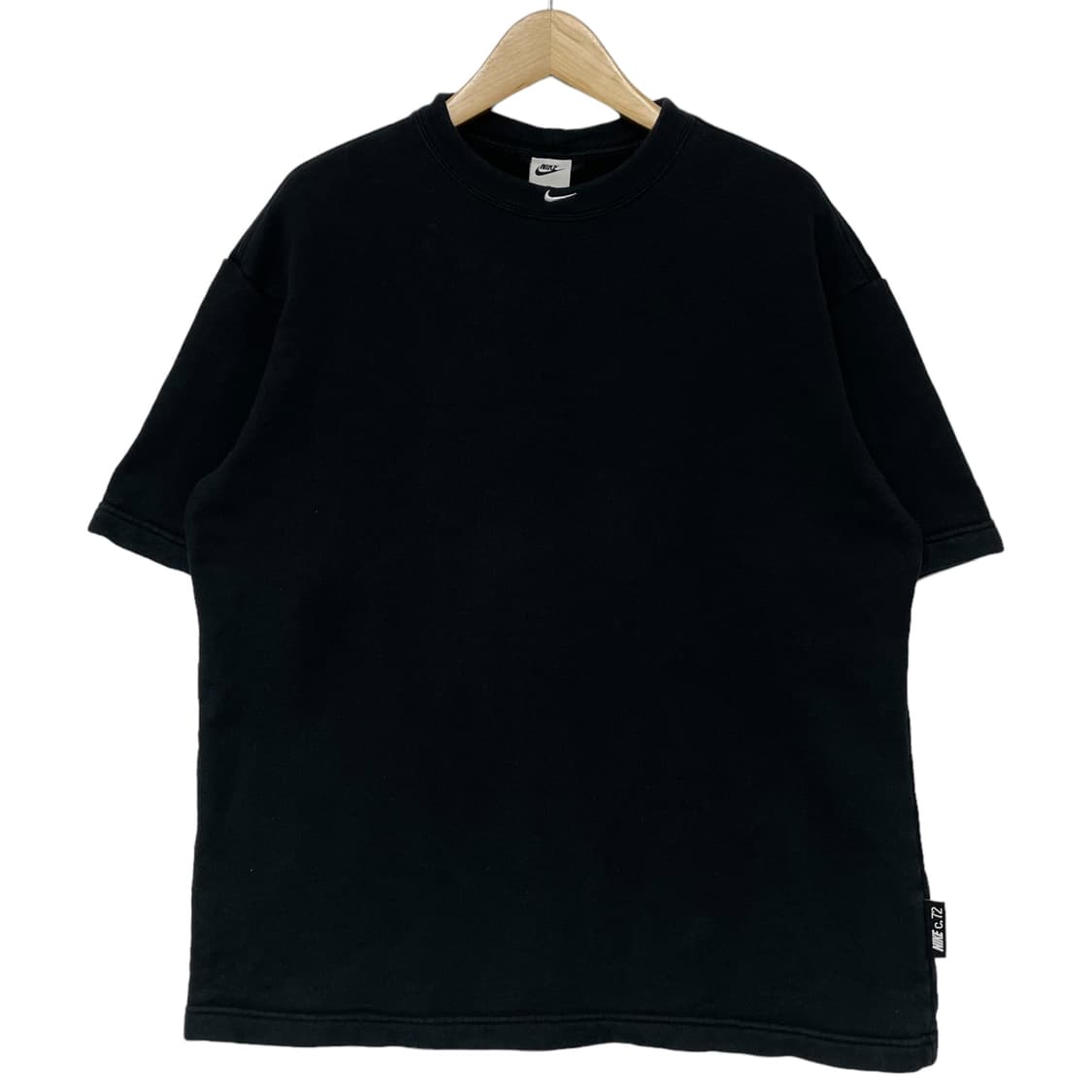 나이키 신형 서카 프렌치 테리 반팔 탑 블랙 상품이미지2