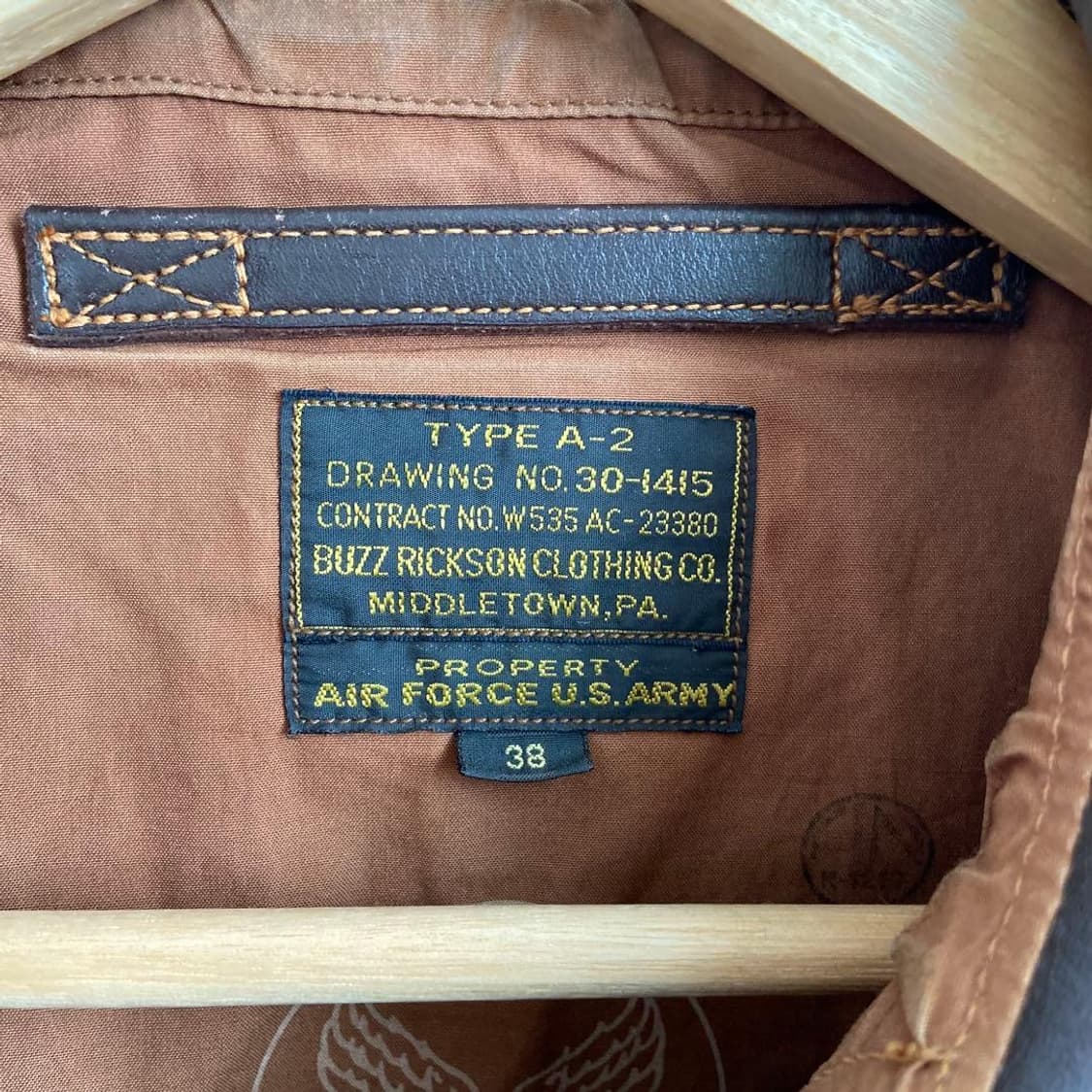 (38) 버즈릭슨 a-2 가죽자켓 상품이미지7