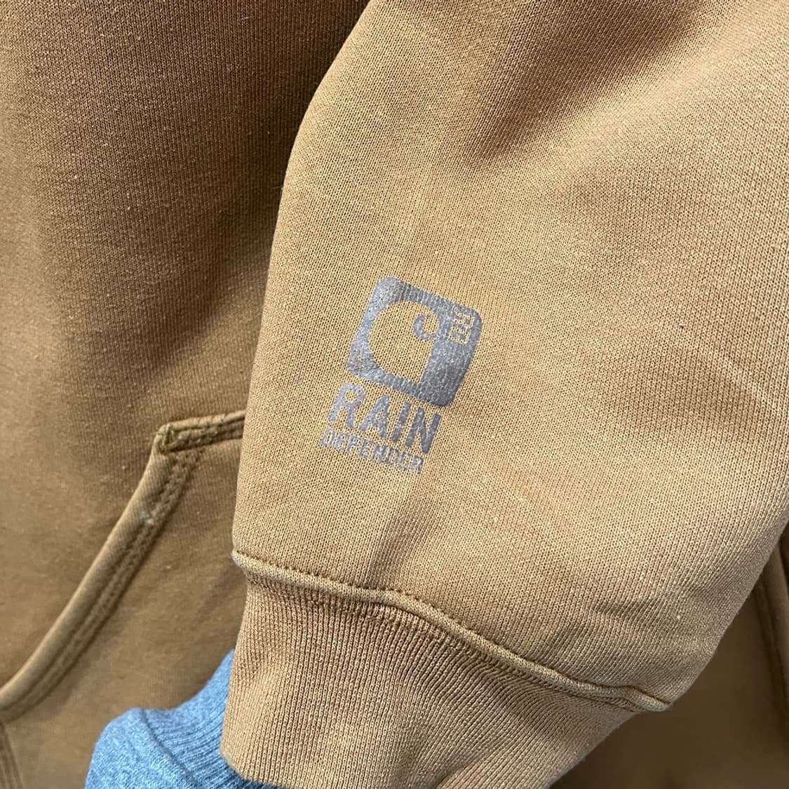 칼하트 써멀 레인디펜더 헤비 카멜 후드 집업 L 상품이미지4