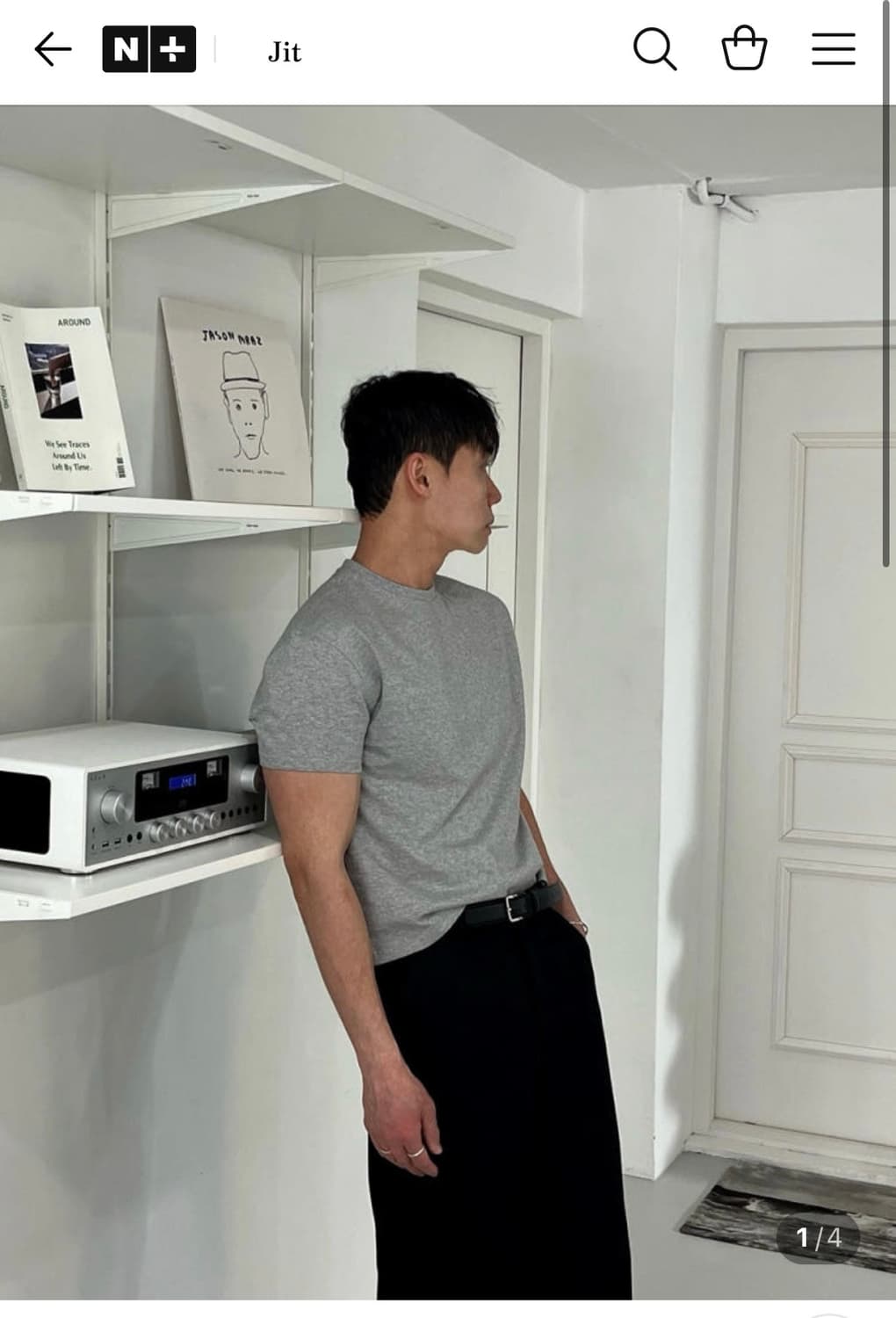 Jit 지트 크롭 반팔티셔츠 상품이미지1