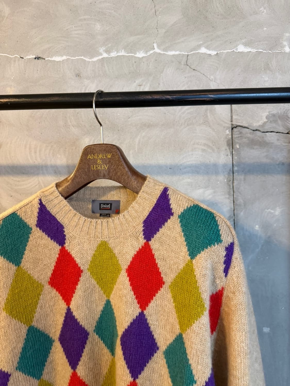 IXIZ 셔틀랜드울 니트 100 상품이미지4