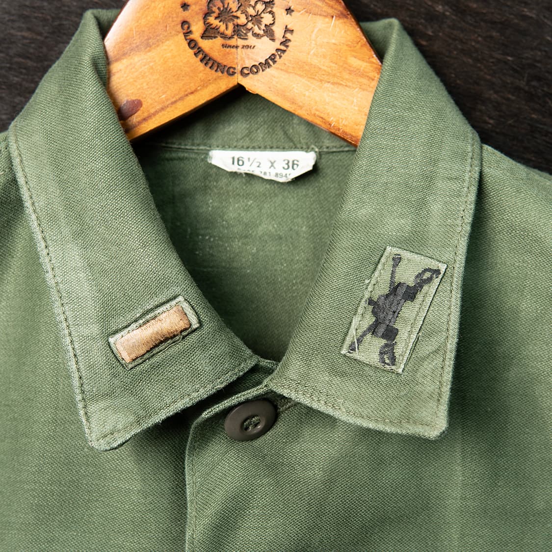 [110] 60s 미군 OG-107 유틸리티 셔츠 / 퍼티그 셔츠  상품이미지2