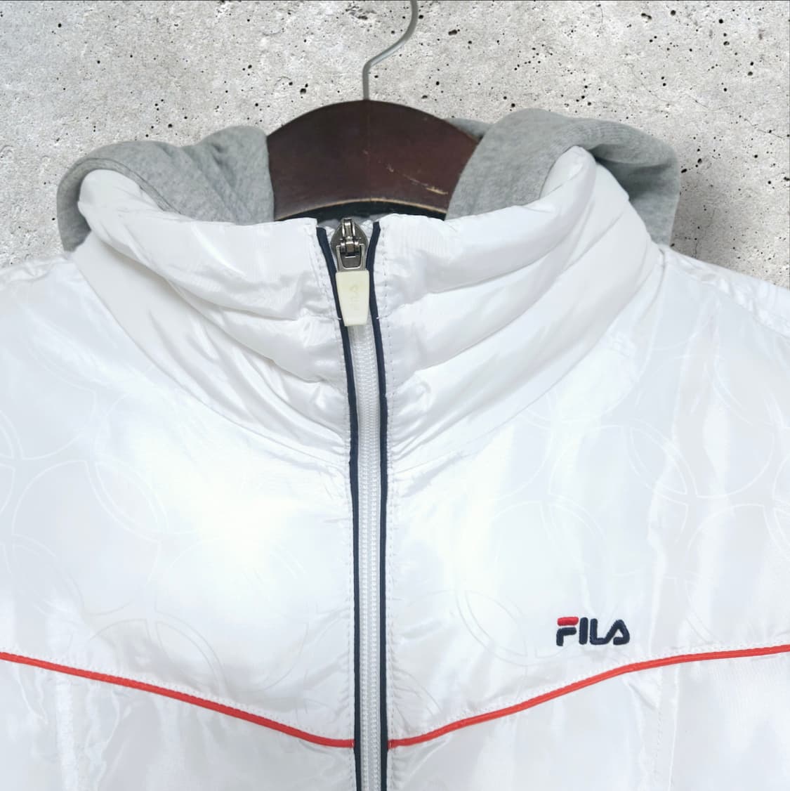 휠라 이중 후드 푸퍼 패딩 (95/M) 상품이미지2