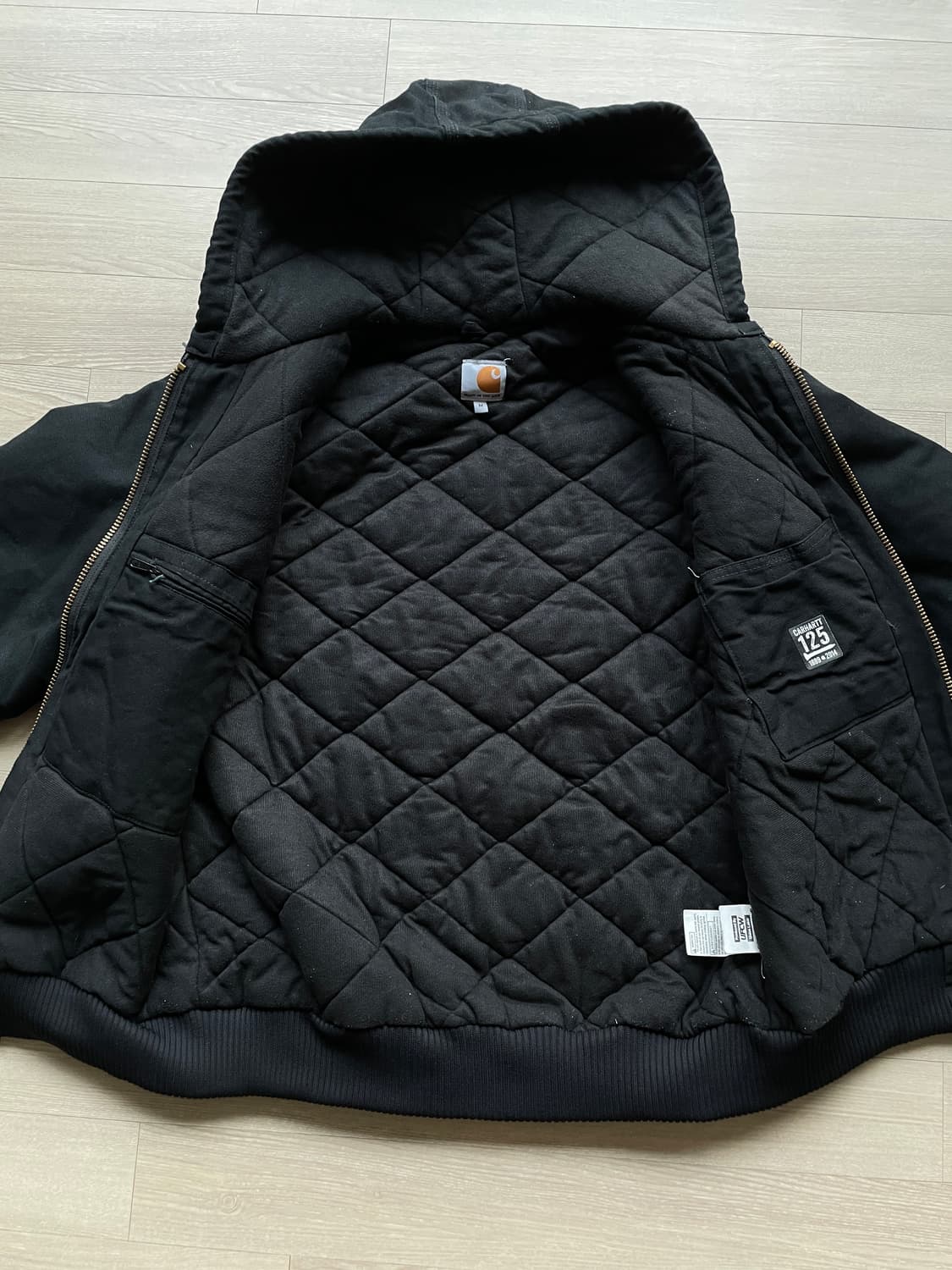 칼하트 J140 BLK 블랙 액티브 자켓 빈티지 상품이미지6