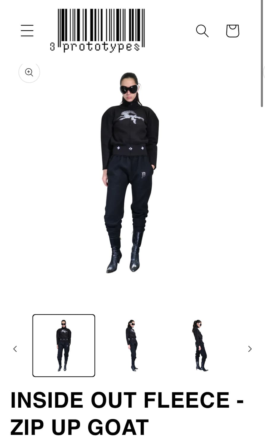 [S/M]프로토타입스 25fw 인사이드 아웃 플리스 집업 상품이미지7