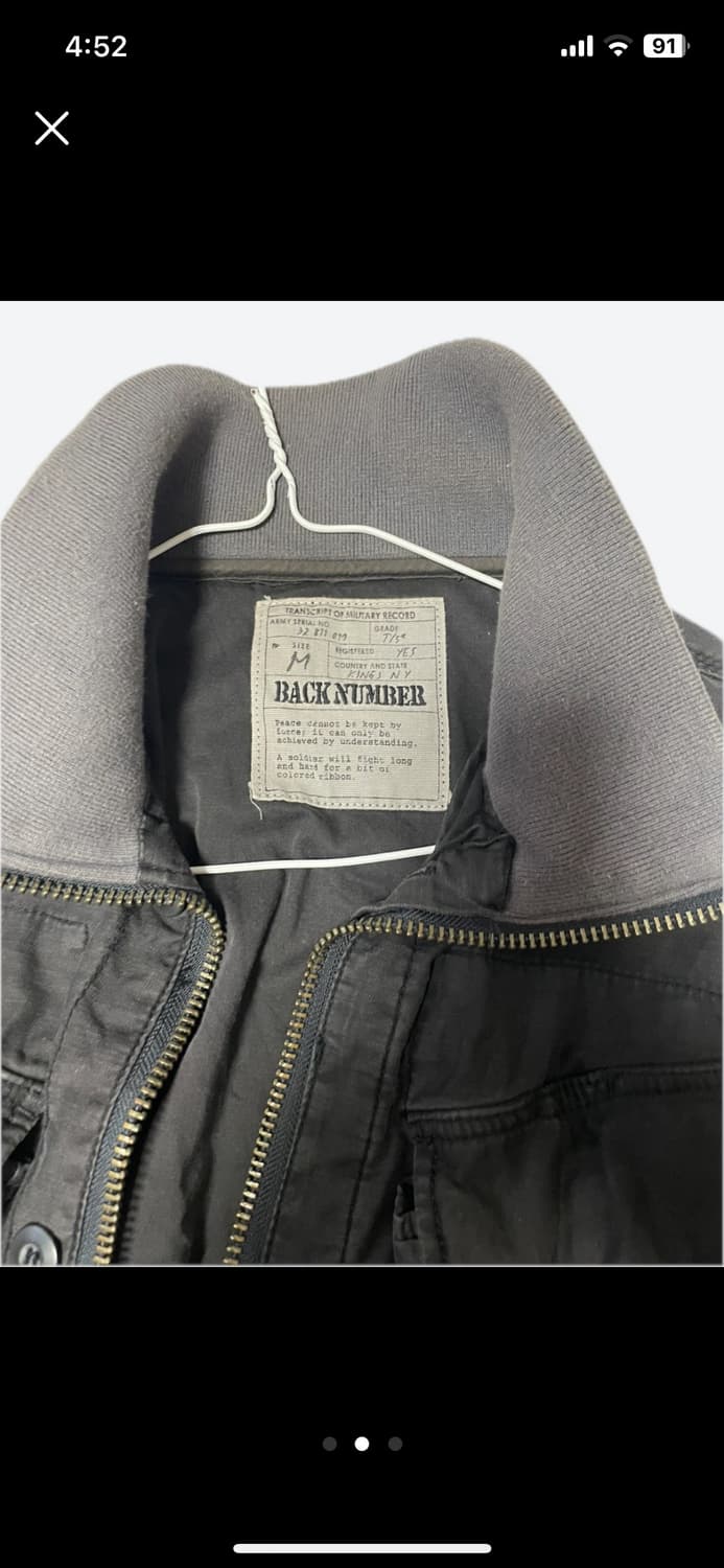 블랙그레이 니트 레이어드 자켓 상품이미지2