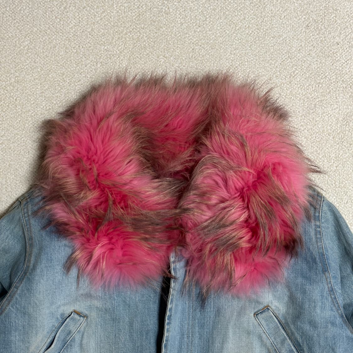 Furs66 퍼 데님 자켓 상품이미지6