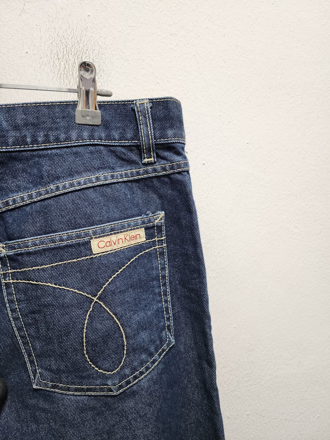 90s 캘빈클라인 생지 와이드 청바지 상품이미지3